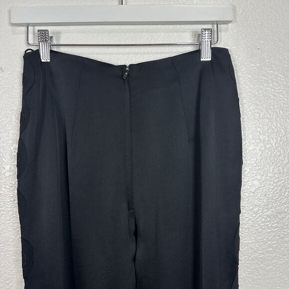Vintage Y2K Moschino Cheap Chic Black Pants Size 40/10 Italy AEFFE Designer - Picture 7 of 13